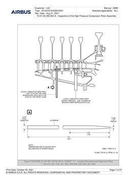 Customer : VJC
Type : A318/A319/A320/A321
Rev. Date : Aug 01, 2021
Manual : AMM
Selected applicability : ALL
72-31-00-290-002