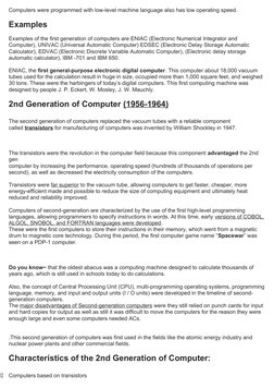Evolution of Computers: Generations 1-5 | PDF | Central Processing Unit ...