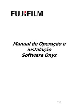 Manual de Operação do Software Onyx | PDF | Impressão | Impressora ...