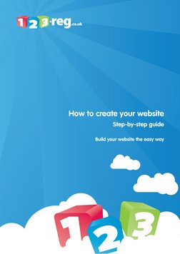 How to create your website
Step-by-step guide
Build your website the easy way

