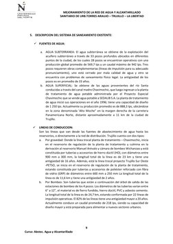MEJORAMIENTO DE LA RED DE AGUA Y ALCANTARILLADO    
SANITARIO DE URB.TORRES ARAUJO – TRUJILLO – LA LIBERTAD 
9 
Curso: Abstec