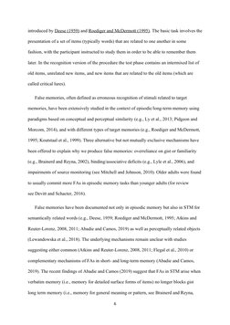 introduced by Deese (1959) and Roediger and McDermott (1995 (https://www.frontiersin.org/articles/10.3389/fpsyg.2019.02785/fu