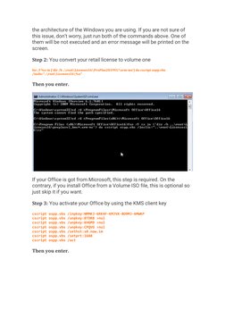 Activate Office 2019 via CMD Guide | PDF | Business | Technology ...