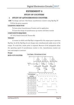 3-Bit Asynchronous Counter Design | PDF | Digital Electronics | Logic Gate
