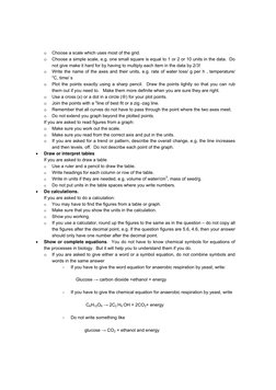 o 
Choose a scale which uses most of the grid.    
o 
Choose a simple scale, e.g. one small square is equal to 1 or 2 or 10 u