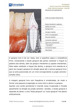 Periodontia 
Teoria e exercícios comentados 
Profa. Patrícia Aramayo ʹ Aula 00 
 
 
  
 
Profa. Patríc