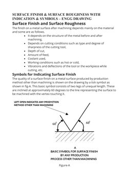 Surface Finish Symbols in Engineering Drawings | PDF | Machining ...