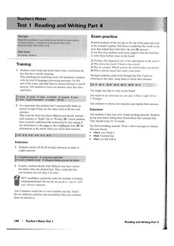 Answer Key - KET For Schools Trainer - Six Practice Tests With Answers ...