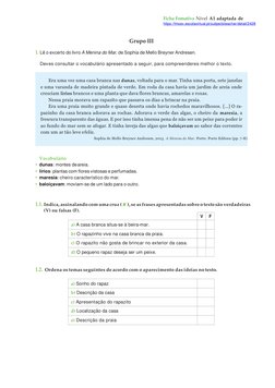 Ficha Fomativa Nível A1 adaptada de 
https://lmsev.escolavirtual.pt/subjectsteacher/detail/2428  (https://lmsev.escolavirtual