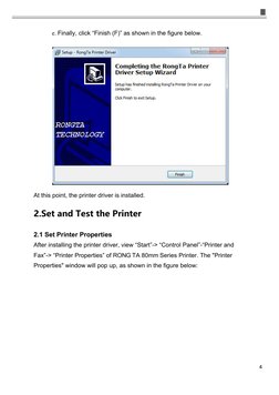 Rongta 58mm Printer Driver Setup Guide | PDF | Printer (Computing) | Dos