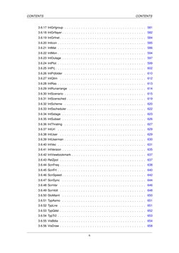 CONTENTS
CONTENTS
3.6.17 IntGrfgroup . . . . . . . . . . . . . . . . . . . . . . . . . . . . . . . . . . .
581
3.6.18 IntGrﬂa