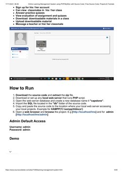 PHP-Based Online Learning System Code | PDF | World Wide Web | Internet ...