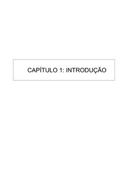 CAPÍTULO 1: INTRODUÇÃO
