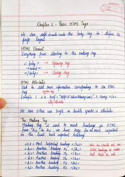HTML Course Notes and Guide PDF | PDF