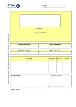 Nombre: ……………………………………………… 
Fecha:………………………………………………. 
 
                 Empresa inscrita en el Registro  Mercantil  de Ávil