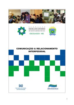 1 
 
 
 
 
 
 
 
 
 
 
 
 
 
 
 
 
 
 
 
 
COMUNICAÇÃO & RELACIONAMENTO 
INTERPESSOAL 
 
 
 
 
 
 
 
 
 
 
 
