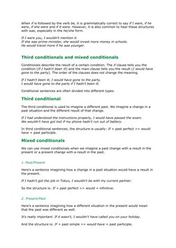 Understanding English Conditionals | PDF | Sentence (Linguistics) | Verb
