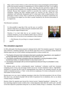 (https://en.wikipedia.org/wiki/File:Nick_Bostrom.jpg)Nick Bostrom (https://en.wikipedia.org/wiki/Nick_Bostrom) in 2014
Many