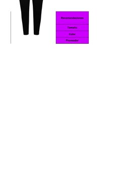 Recomendaciones
Tamaño
Color
Proveedor
