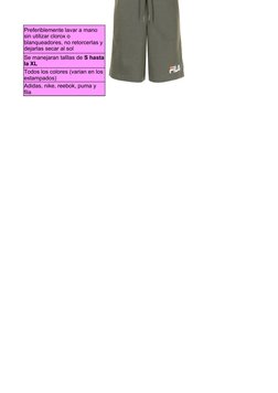 Preferiblemente lavar a mano 
sin utilizar clorox o 
blanqueadores, no retorcerlas y 
dejarlas secar al sol
Se manejaran tall