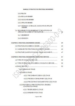 Manual of Practice For Structural Engineering Book TOC | PDF