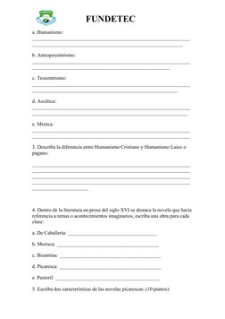 FUNDETEC 
a. Humanismo: 
______________________________________________________________
_____________________________________