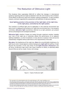 Obtrusive GN01 - ILP Guidance Note 1 The Reduction of Obtrusive Light - 2021 V2 ...