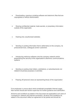 
Downloading, copying or pirating software and electronic files that are 
copyrighted or without authorization

Sharing con