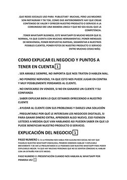 .QUE REDES SOCIALES USO PARA  PUBLICITAR?  MUCHAS, PERO LAS MEJORES 
SON INSTAGRAM Y TIK TOK, COMO DIJE ANTERIORMENTE HAY QUE