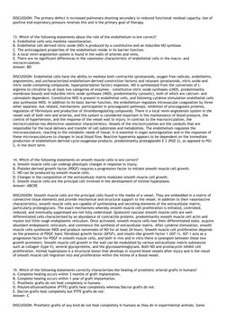 DISCUSSION: The primary defect is increased pulmonary shunting secondary to reduced functional residual capacity. Use of
posi