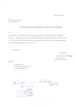 Non Refundable Gpf Form.pdf Non-Refundable Withdrawl From GPF | PDF