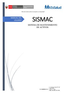“Año de la lucha contra la corrupción y la impunidad” 
 
 
Jr. Domingo Cueto Nº 120 
Jesús María 
Lima 11 – Perú 
Tel