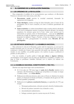 Historia 4º ESO 
www.socialesweb.es                                      Benito J. Martínez Gómez 
Tema 2. Resumen de clase