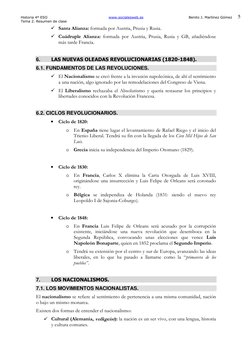 Historia 4º ESO 
www.socialesweb.es                                      Benito J. Martínez Gómez 
Tema 2. Resumen de clase