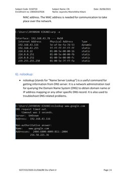 Basic Network Commands Overview | PDF | Ip Address | Domain Name System