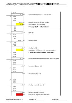 Construction Takeoff Sheet for BLDG Project | PDF | Stairs | Components