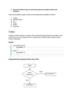 Python Control Flow Statements Explained | PDF | Control Flow | Computing
