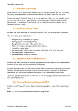 Safe Operation Procedure Guide.pdf Safe Operating Procedures Guide | PDF | Occupational Safety And Health ...