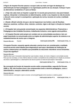 22/05/2021
Course Status – Faculeste
https://ava.faculeste.com.br/course-status/
2/4
PONTUAÇÃO TOTAL: 10
PONTUAÇÃO OBTIDA  0