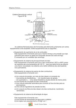 9
Máquinas Térmicas
Escola Técnica Status
                     
  
10
Caldeira flamotubular vertical 
Figura Nº 06