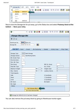 08/02/2021
SAP EWM - Quick Guide - Tutorialspoint
https://www.tutorialspoint.com/sap_ewm/sap_ewm_quick_guide.htm
8/71
Now to