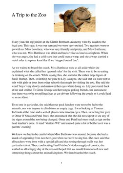 A Trip to the Zoo Adventure | PDF | Mystery, Thriller & Crime Fiction ...