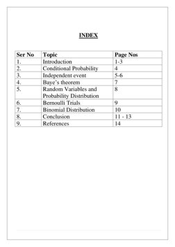 Class 12 Probability Project Report | PDF | Probability Distribution ...