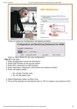 SAP SLT Replication in HANA Overview | PDF | Databases | Replication ...
