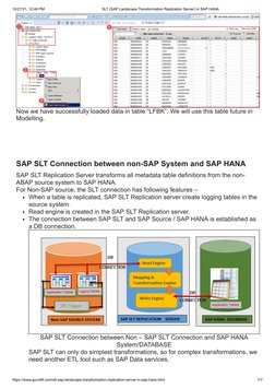 SAP SLT Replication in HANA Overview | PDF | Databases | Replication ...