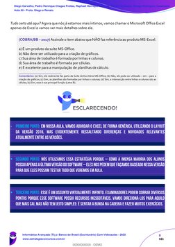 8      
161 
Tudo certo até aqui? Agora que nós já estamos mais íntimos, vamos chamar o Microsoft Office Exc