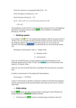 Factor for contents (or consequential effects), Kc = 0.3
      Factor for degree of isolation, Kd = 0.4
      Factor fo
