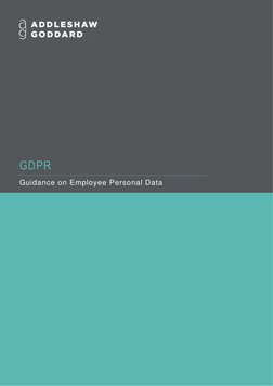 GDPR
Guidance on Employee Personal Data
