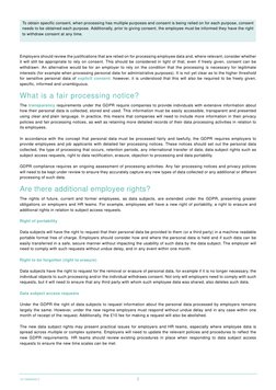 10-10669405-2
2
To obtain specific consent, when processing has multiple purposes and consent is being relied on for each pur