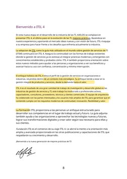 Bienvenido a ITIL 4
En esta nueva etapa en el desarrollo de la industria de las TI, AXELOS se complace en 
presentar ITIL 4,